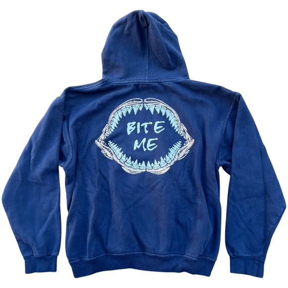 Y2K Vintage “Bite Me” Sweatshirt Hoodie - Picture 1 of 6
